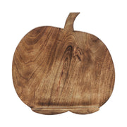 Dark Wooden Carved Vine Pumpkin 14x14x1.5