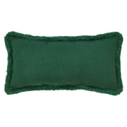Nutcracker Green Fringed Pillow 12x24