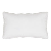 Cable Knit Sweater Pillow White 12x20