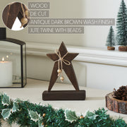 Primitive Wonder Dark Wooden Star 6.5x5x2
