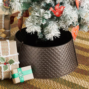 Lattice Metal Tree Collar Bronze 8x20x20