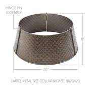 Lattice Metal Tree Collar Bronze 8x20x20