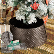Lattice Metal Tree Collar Bronze 8x20x20