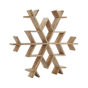 Natural Wooden Snowflake Large 23x23x2.75