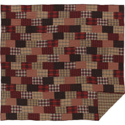 Wyatt King Quilt Set; 1-Quilt 105Wx95L w/2 Shams 21x37 6pc Bundle (Quilt-Shams, Pillow Cases, Bed Skirt)