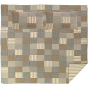 Sawyer Mill Charcoal King Quilt Set; 1-Quilt 105Wx95L w/2 Shams 21x37 5pc Bundle (Quilt-Shams, Pillow Cases)