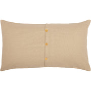 Burlap Vintage King Sham 21x37 Bundle (2-Shams)