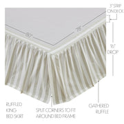 Finders Keepers California/Luxury King Quilt 124Wx115L 6pc Bundle (Quilt, Euro Shams, Shams, Bed Skirt)