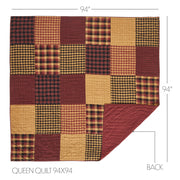 Connell Queen Quilt 94Wx94L 3pc Bundle (Quilt, Euro Shams)