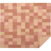 Sawyer Mill Red King Quilt 105Wx95L 5pc Bundle (Quilt, Pillow Cases, Euro Shams)