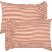 Sawyer Mill Red Queen Quilt 90Wx90L 5pc Bundle (Quilt, Pillow Cases, Euro Shams)