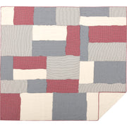 Hatteras Patch King Quilt 105Wx95L 3pc Bundle (Quilt, Pillow Cases)
