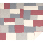 Hatteras Patch Luxury King Quilt 120Wx105L 3pc Bundle (Quilt, Pillow Cases)