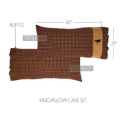 Heritage Farms King Quilt 105Wx95L 3pc Bundle (Quilt, Pillow Cases)