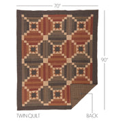 Maisie Twin Quilt 70Wx90L 3pc Bundle (Quilt, Pillow Cases)