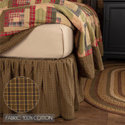 Tea Cabin Luxury King Quilt 120Wx105L 2pc Bundle (Quilt, Bed Skirt)