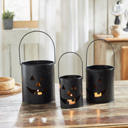 Halloween Plastic Jack O Lantern Buckets Set of 3 Assorted 5 6 7 Pumpkin Pails for Trick or Treat & Party Decor (6 Piece Bundle)