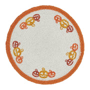 Halloween Farmhouse Stencil Trivet 8Inch Fall Kitchen Decor (3 Piece Bundle)