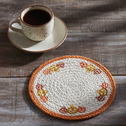 Halloween Farmhouse Stencil Trivet 8Inch Fall Kitchen Decor (3 Piece Bundle)