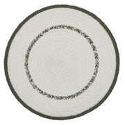 12 Inch Autumn Pumpkin Bounty Stencil Quilted Trivet Fall Harvest Kitchen Hot Pad & Home Decor (3 Piece Bundle)