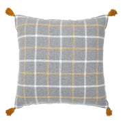Harvest Blessings Farmhouse Rustic Woven Plaid Decorative Throw Pillow 18x18, Autumn Fall Accent (2 Piece Bundle)