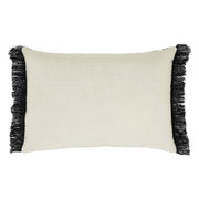 Hocus Pocus Fringed Decorative Accent Lumbar Throw Pillow, Textured Home Decor for Living Room Bedroom, 14x20 Inch Rectangular (2 Piece Bundle)