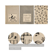 Raven Harvest Cotton Kitchen Dish Towel Set of 3 Absorbent Fall Decor Hand Towels 19x28 (6 Piece Bundle)