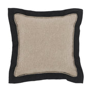 Raven Harvest Primitive Pumpkin Decorative Pillow 6x6 Inch Farmhouse Fall Accent Cushion (2 Piece Bundle)