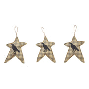 Raven Harvest Primitive Star Bowl Filler Set of 3 (4x3in) Rustic Farmhouse Country Home Decor Accents (6 Piece Bundle)