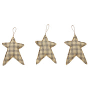 Raven Harvest Primitive Star Bowl Filler Set of 3 (4x3in) Rustic Farmhouse Country Home Decor Accents (6 Piece Bundle)