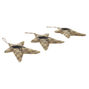 Raven Harvest Primitive Star Bowl Filler Set of 3 (4x3in) Rustic Farmhouse Country Home Decor Accents (6 Piece Bundle)