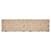 Raven Harvest Rustic Farmhouse Natural Burlap Jute Table Runner 12x48 Woven Home Decor (2 Piece Bundle)