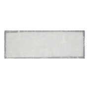 Grey Pumpkin Silhouette Fall Table Runner 8x24 Autumn Harvest Decorative Dining & Coffee Table Accent (2 Piece Bundle)
