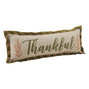 Harvest Blessings Thankful Decorative Fall Throw Pillow Autumn Home Decor Accent Cushion 5x15 Inch (2 Piece Bundle)