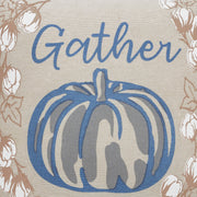 Ashmont Gathered Farmhouse Textured Accent Pillow 12x12 Inch (2 Piece Buy One, Get One Free Bundle)