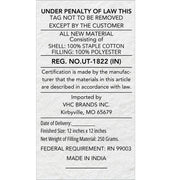 Ashmont Gathered Farmhouse Textured Accent Pillow 12x12 Inch (2 Piece Buy One, Get One Free Bundle)