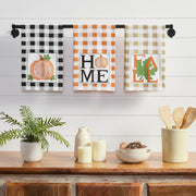 Annie Check Harvest Plaid 100% Cotton Farmhouse Kitchen & Dish Towel Set, Set of 3 (6 Piece Buy One, Get One Free Bundle)