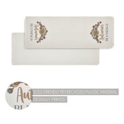 Bountifall Autumn Blessings Decorative Table Runner 12x36 Inch Fall Harvest Thanksgiving Home Decor Fabric Accent (2 Piece Buy One, Get One Free Bundle)