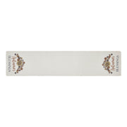 Bountifall Autumn Blessings Table Runner 12x60 Inch Seasonal Fall Harvest Thanksgiving Dining Home Decor (2 Piece Buy One, Get One Free Bundle)