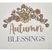 Bountifall Autumn Blessings Table Runner 12x60 Inch Seasonal Fall Harvest Thanksgiving Dining Home Decor (2 Piece Buy One, Get One Free Bundle)