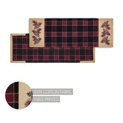 Connell Pinecone Table Runner, Rustic Cabin Lodge Forest Decor, Small 8x24 inch Accent Mat for Kitchen (2 Piece Buy One, Get One Free Bundle)