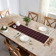 Connell Pinecone Quilted Table Runner 12 x 60 Rustic Lodge Cabin Woodland Fall Home & Kitchen Decor (2 Piece Buy One, Get One Free Bundle)