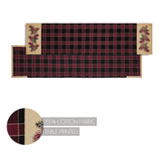 Connell Rustic Pinecone Fall Table Runner 12x48 Inch Holiday Decorative Home Decor (2 Piece Buy One, Get One Free Bundle)