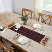 Connell Rustic Pinecone Fall Table Runner 12x48 Inch Holiday Decorative Home Decor (2 Piece Buy One, Get One Free Bundle)