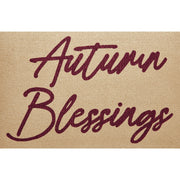 Decorative Throw Pillow Connell Autumn Blessings 9.5x14in Fall Harvest Seasonal Home Decor Accent Pillow (2 Piece Buy One, Get One Free Bundle)