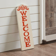 Welcome Harvest Fall Wall Sign 18x6 Inch RusticHome Decor Plaque Autumn Entryway Wall Art (2 Piece Buy One, Get One Free Bundle)