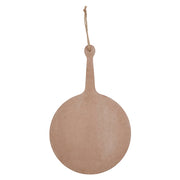 Farmhouse Rustic Thankful RoundWood Decorative Cutting Board Sign 19x12 Inch Fall Thanksgiving Kitchen Wall Art (2 Piece Buy One, Get One Free Bundle)