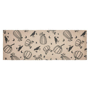 Raven Harvest Black Polypropylene Indoor Outdoor Runner Rug 17x48 Farmhouse Rustic Durable Easy Clean Entryway Patio Kitchen Hallway (2 Piece Buy One, Get One Free Bundle)