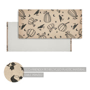 Raven Harvest Black Polypropylene Indoor Outdoor Runner Rug 17x36 Farmhouse Rustic Durable Easy Clean Entryway Patio Kitchen Hallway (2 Piece Buy One, Get One Free Bundle)