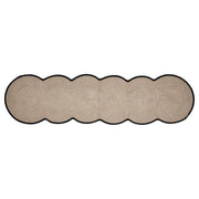 Raven Harvest Simplify Stencil Farmhouse Cotton Table Runner, Black Tan, 12x48 Inch (2 Piece Buy One, Get One Free Bundle)